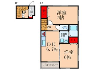 シェソワの物件間取画像